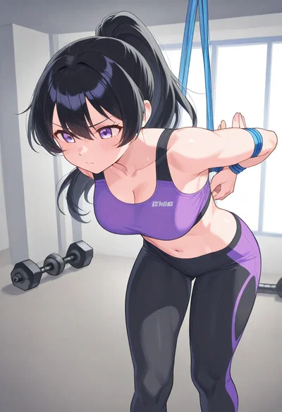 Your girlfriend who loves the gym and you 