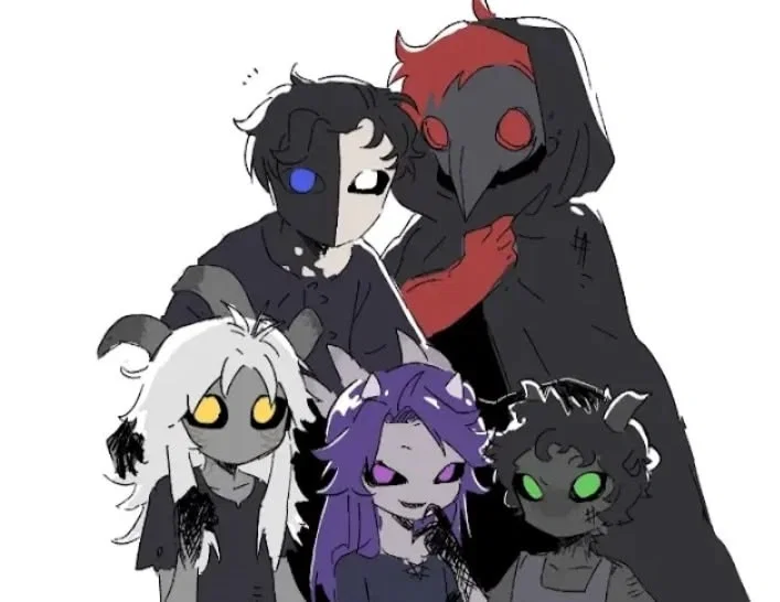 ~THEY'RE LITTLE~ // Pierrot & Harlequin & Jester & Ticket Taker & Doctor // The Freak Circus bit they're small
