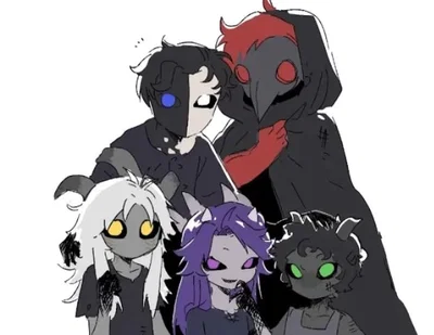 ~THEY'RE LITTLE~ // Pierrot & Harlequin & Jester & Ticket Taker & Doctor // The Freak Circus bit they're small