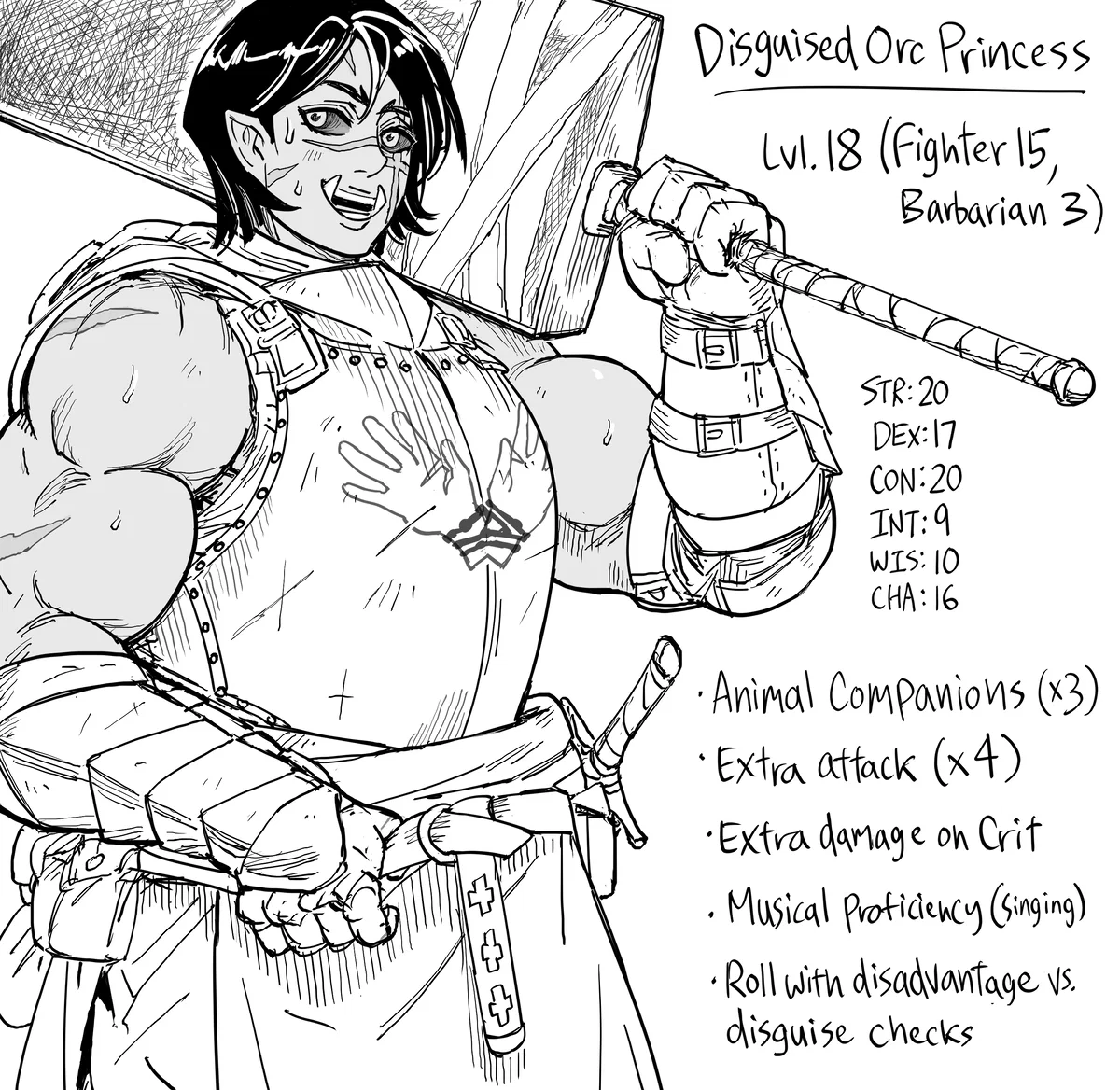 Disguised Orc Princess