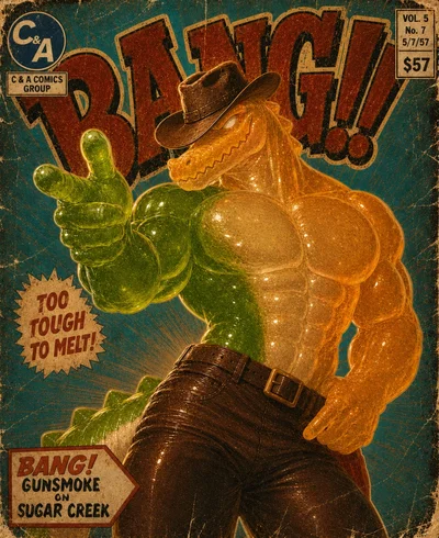 Hands up, ye filthy maggot! -  /Furry(?)