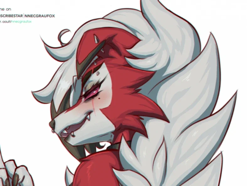 Anthro Midnight Lycanroc
