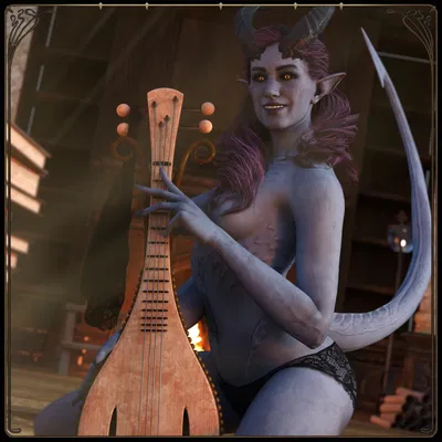 Alfira - The Tiefling Bard