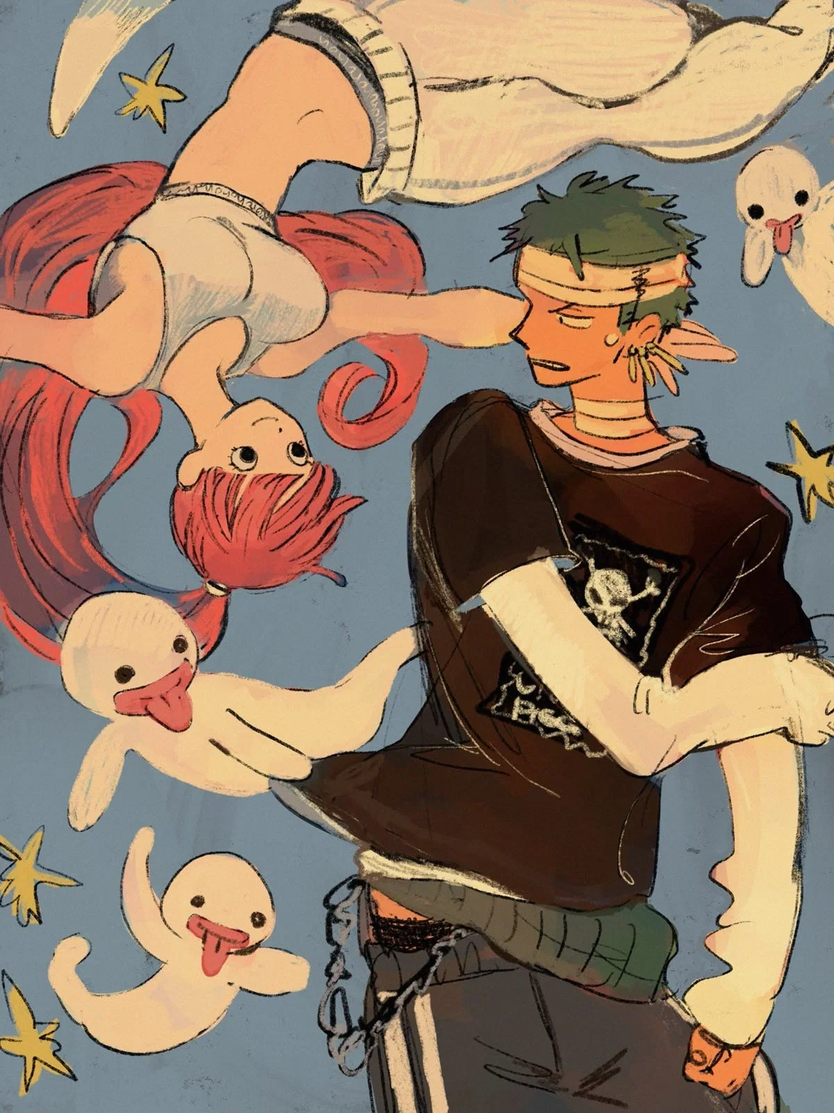 Sleepover at Kuraigana Island - Perona