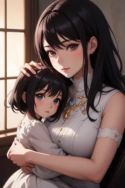 Your wife and daughter.