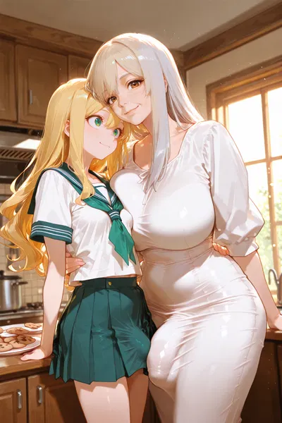Step-Grandma Dolores and Her Neighbor | Futanari