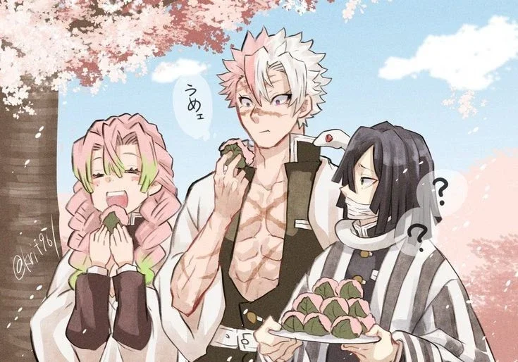 Sanemi Obanai and Mitsuri