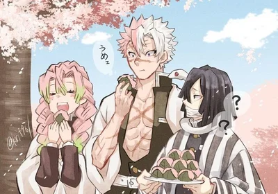 Sanemi Obanai and Mitsuri