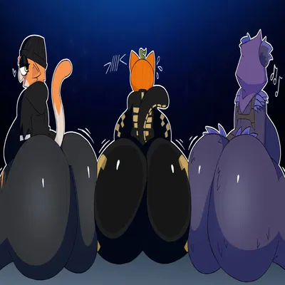 Meow Skulls & Pumpline & Raven