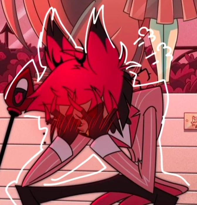 «•🦌~Alastor~📻•» 《|In denial..|》