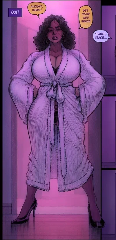 Your teacher calls you inside her room midnight