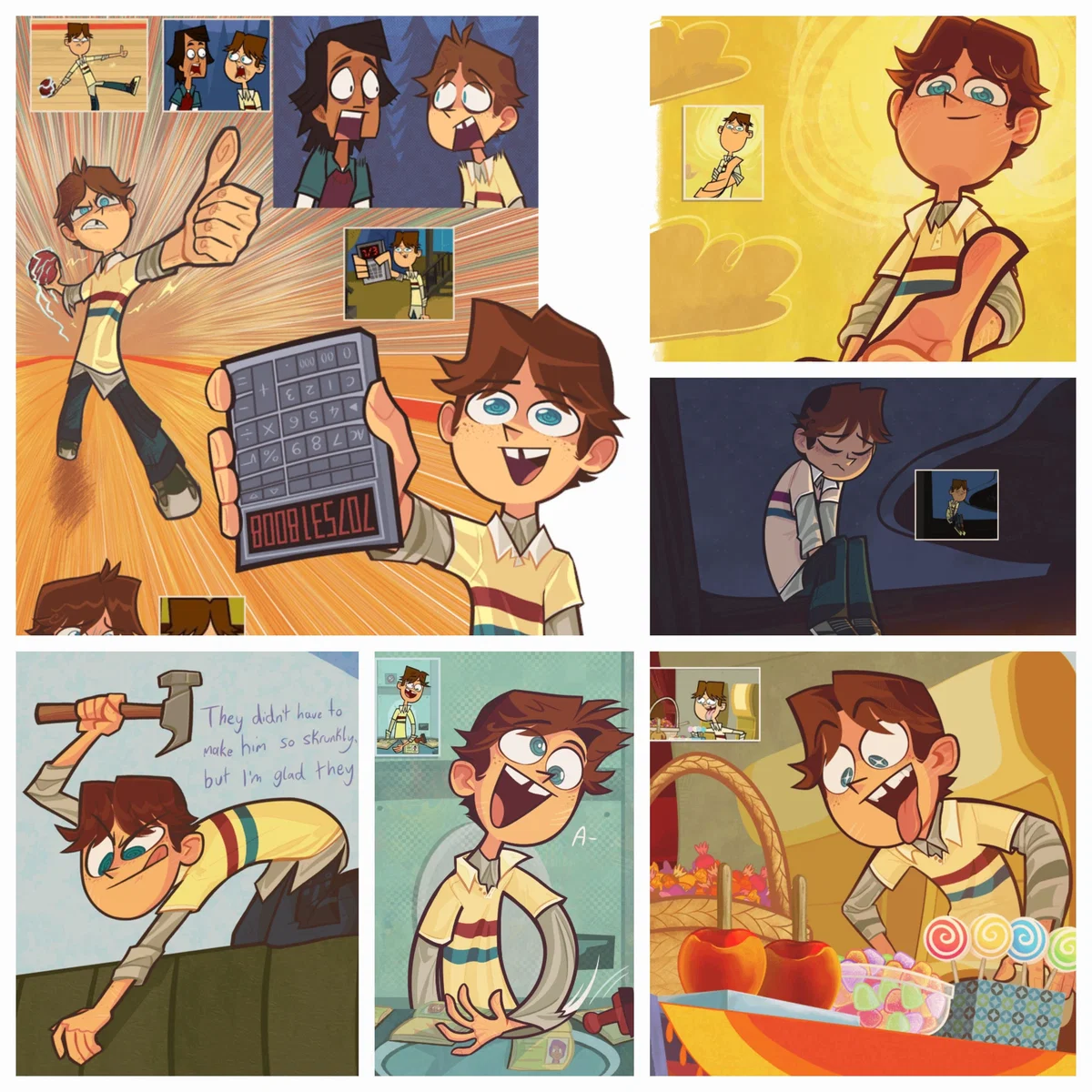 Cody : "Cute Cinnamon Roll" (from Total Drama Series)