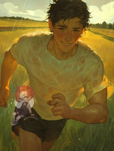 CJ || caught in the rain