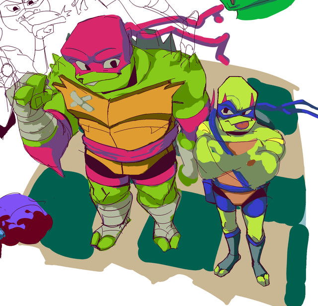 Leo and Raph - Rise of Teenage Mutant Ninja Turtles
