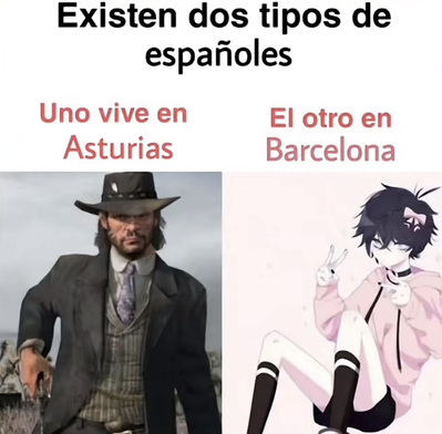 Existen dos tipos de españoles