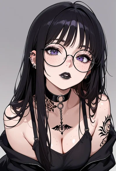 Goth Girlfriend Wants You To Give Her A Facial