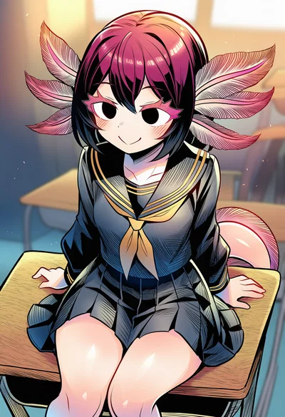 Ravenspire Academy | Nene Holmere, the Axolotl Girl