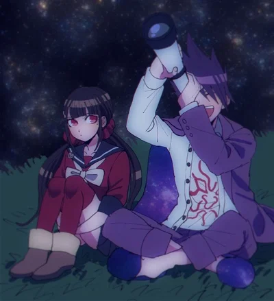 Maki harukawa and Kaito momota