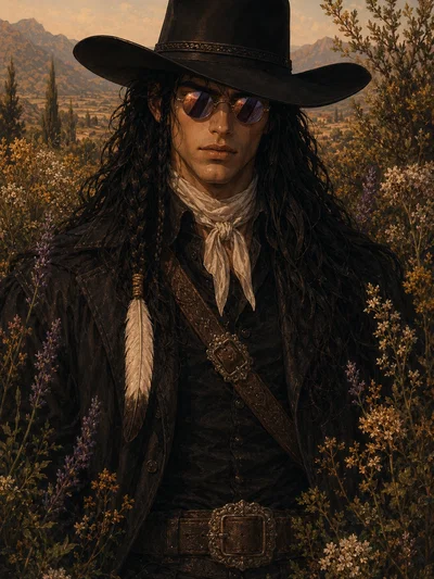 Stan Bass | Dhampir | Mysterious Western Gunslinger