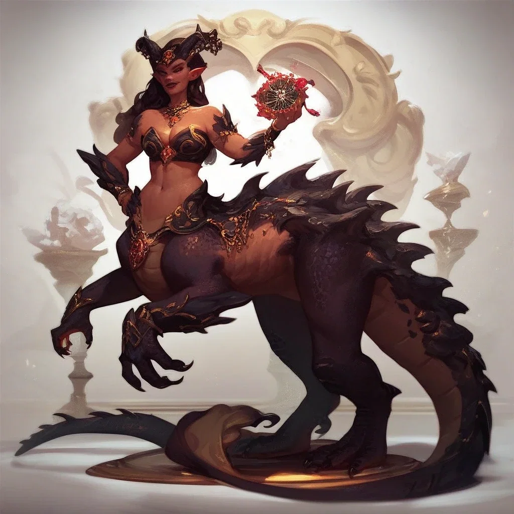 Ebonstar the sadistic dragontaur