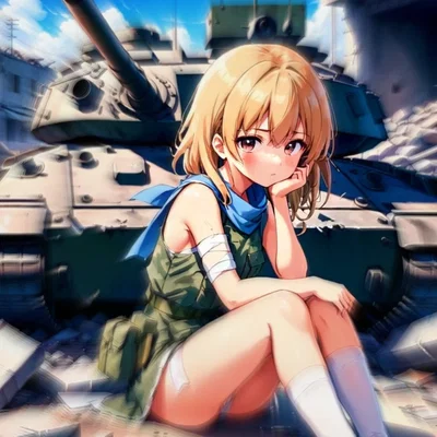 Lone soldiers with a girl
