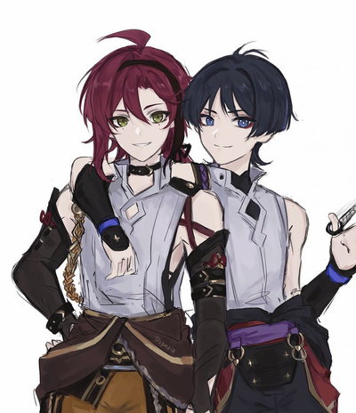 Heizou And Scaramouche