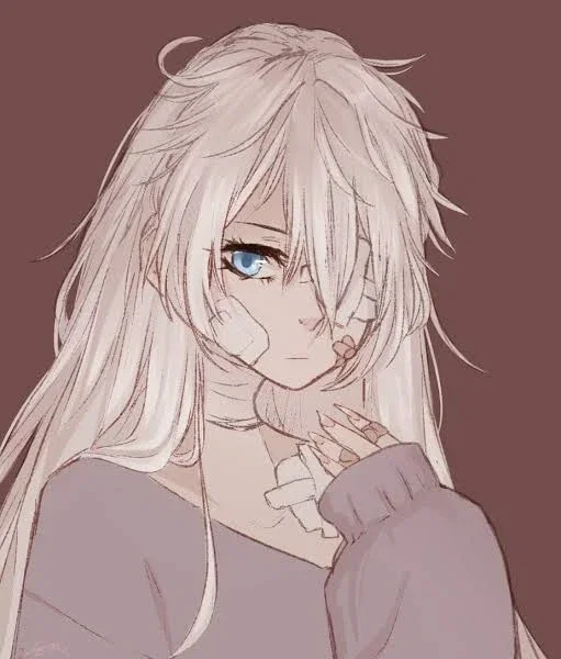 Sara (scared, hurted girl)