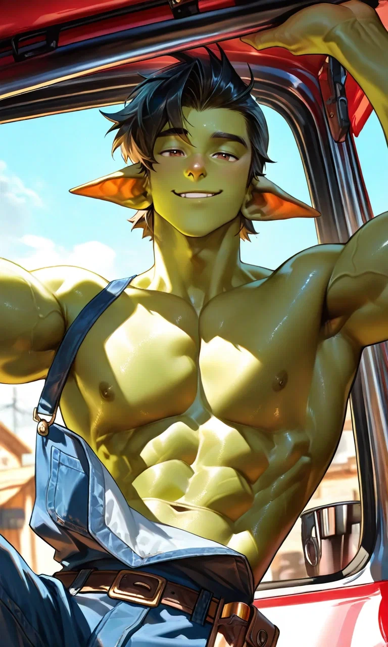 Dustin Skrat-Zit, the goblin mechanic