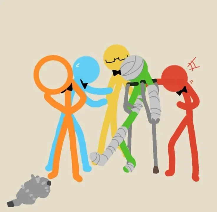 Help from friends|Alan Becker