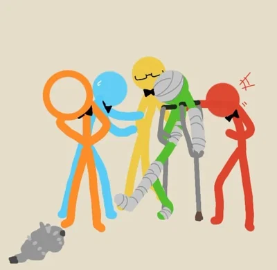Help from friends|Alan Becker