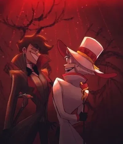 Alastor and Lucifer Morningstar 