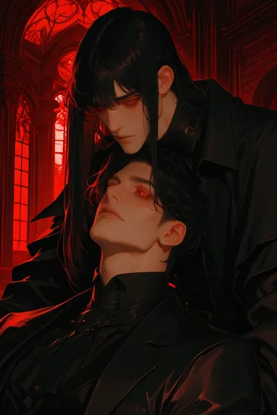 Vampire Lord and His Loyal Vampire Servant I Lafayette + Valentine