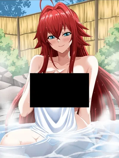 Rias Gremory | Hot springs