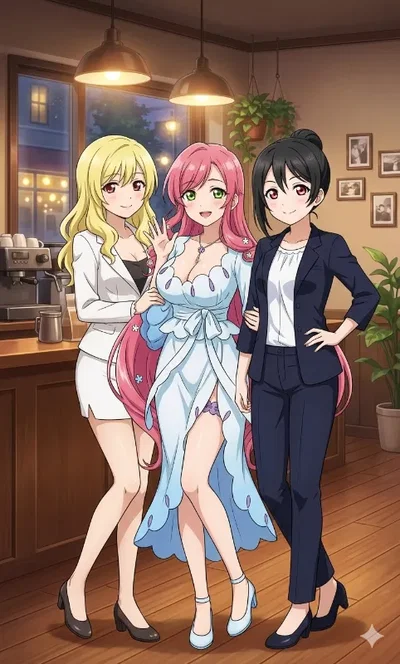 Three loving milfs
