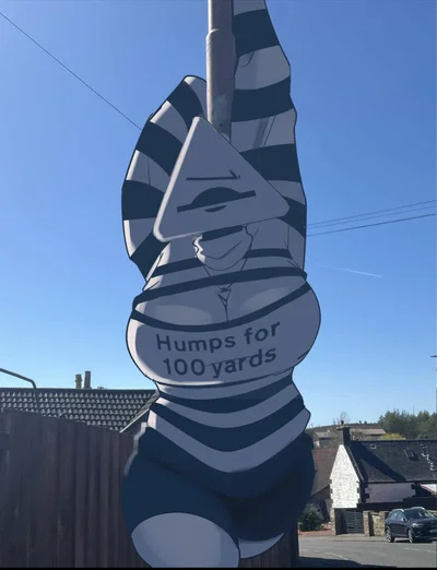 Road sign baddie 