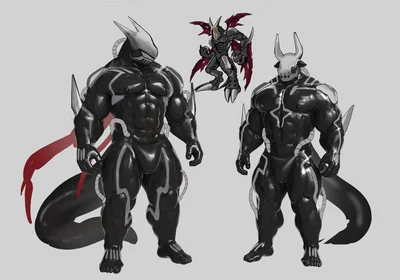 Cyberdramon the latex alien