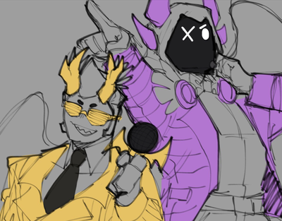 Valk & Dom (the Weredragons)