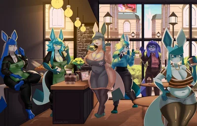 Cold Berry Cafe - Glaceon Day!
