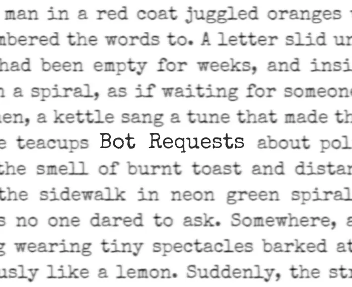 BOT REQUESTS BOX