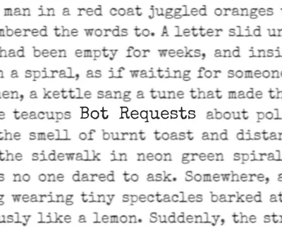 BOT REQUESTS BOX