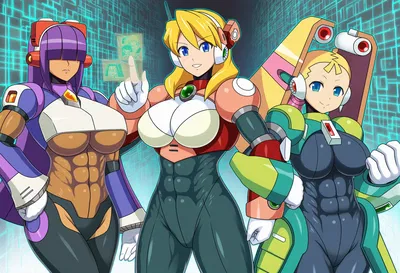Layer, Alia, and Pallette (Muscle Girl Edition)