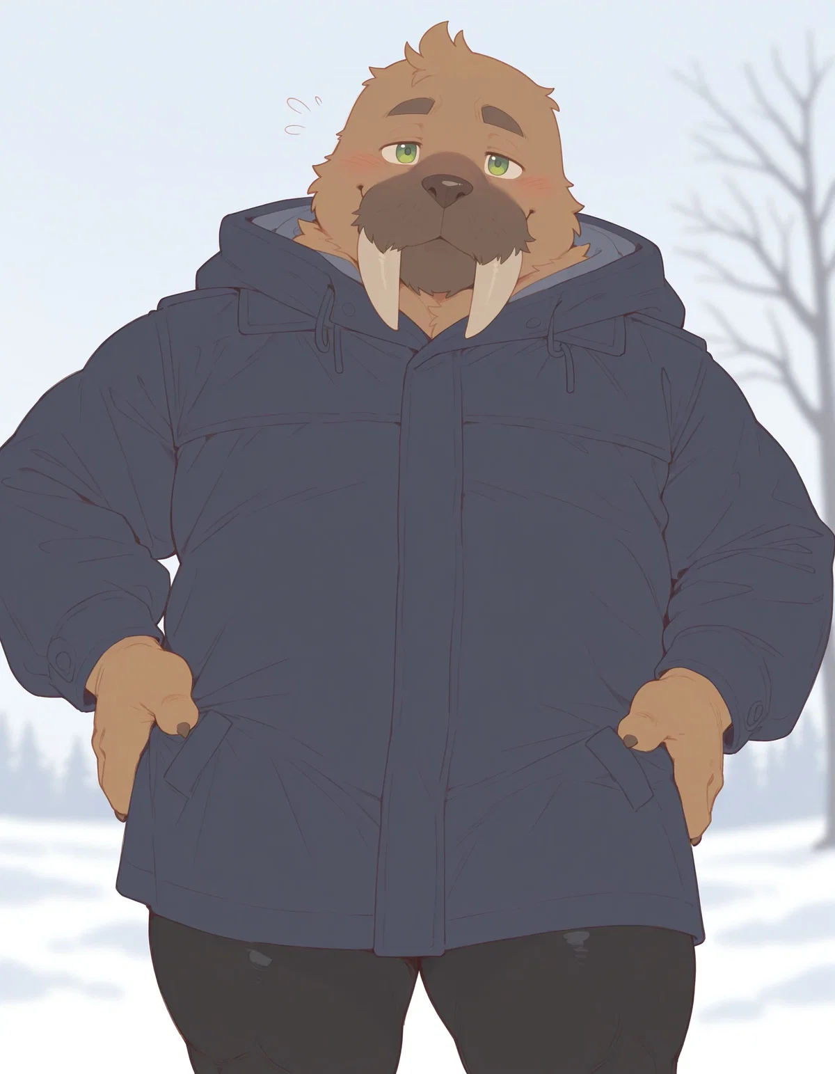 Romance in the "cold" | Walrus Husband