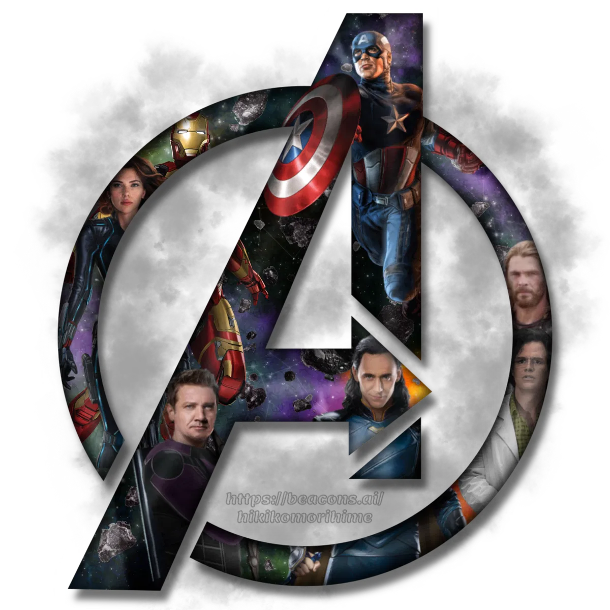 Avengers & The Unfathomable Visitor (alt)