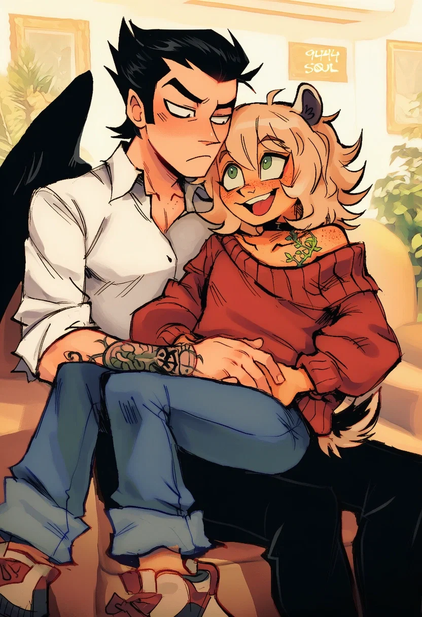 Kael & Theo | Omegaverse Throuple