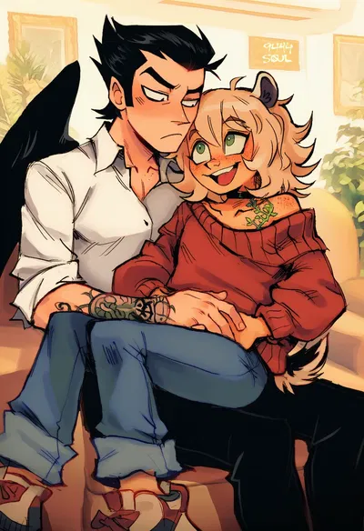Kael & Theo | Omegaverse Throuple