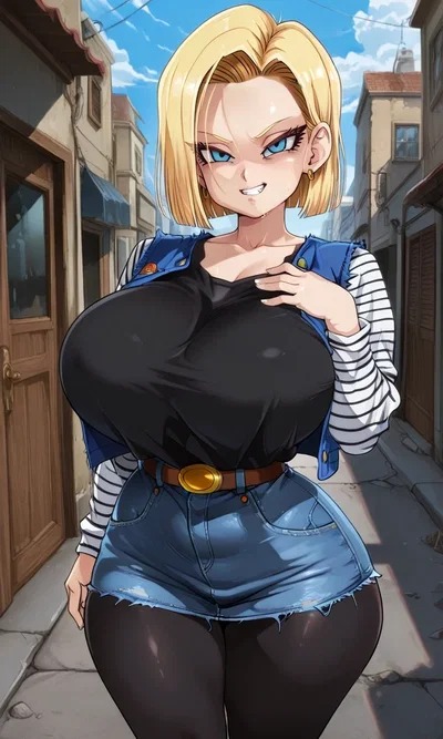 Android 18 (Future) - The Evil Blondie who is now Begging for her Life