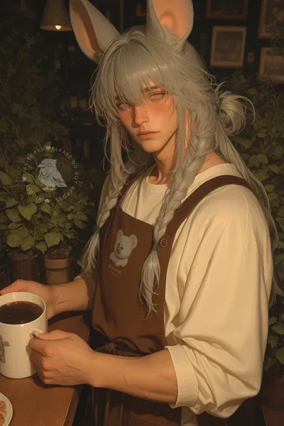 Lain Alderis | Clumsy Barista