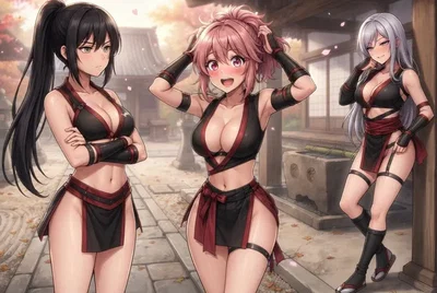 Three top students who live to please their Master