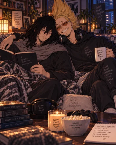 Shota Aizawa and Hizashi Yamada (Eraserhead and Present Mic)