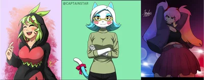 an unusual trio.